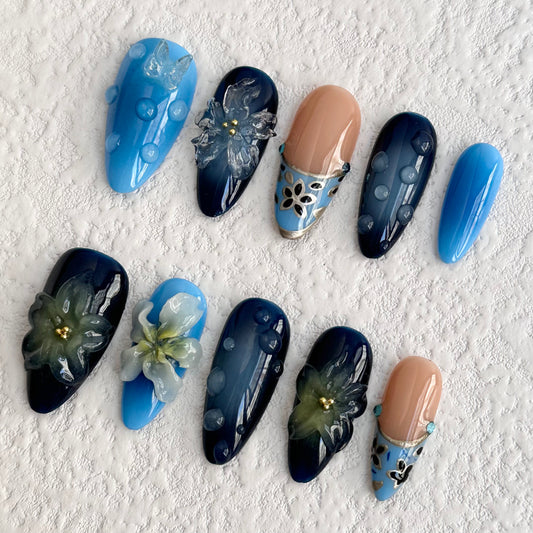 Water Energy Nails: Flow with Renewal and Adaptability